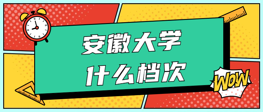 安徽大学深度解析：含院校档次级别介绍